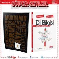 Pelikan TYT AYT Mükremin Hocayla Tarih Soru Avı 101 Soru ve AKM Dil Bilgisi Soru Bankası Seti 2 Kitap