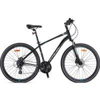 Kron TX150 Hidrolik Disk 28 Jant Trekking Bisiklet Mat Siyah-Gri Turkuaz 41 cm