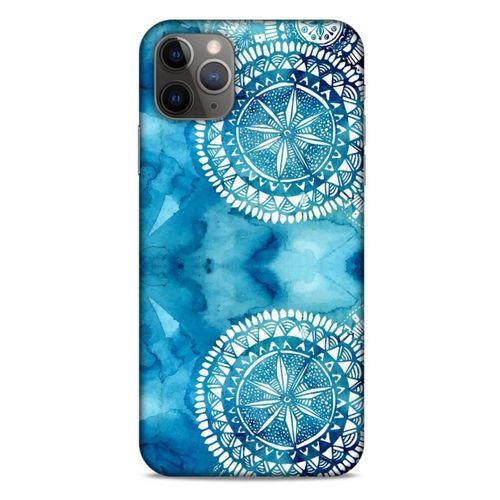 Apple Iphone 11 Pro Max Uyumlu Kılıf Mavi Delisi (45) Liquid Air Kılıf Suluboya Motif