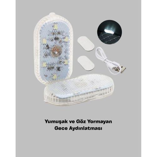 Usb Şarjlı Çok Renkli Dokunmatik Led Gece Lambası