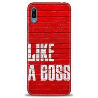 Huawei Y6 2019 Kılıf HD Baskılı Kılıf - Like a Boss + Tam Ekran Koruyucu