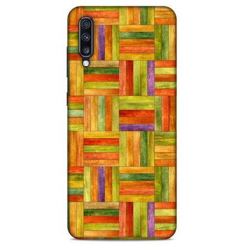 Lopard Samsung Galaxy A70s Uyumlu Kılıf Wood'X (50) Shockproof Kılıf Desenli