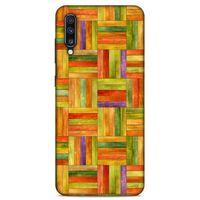 Lopard Samsung Galaxy A70s Uyumlu Kılıf Wood'X (50) Shockproof Kılıf Desenli