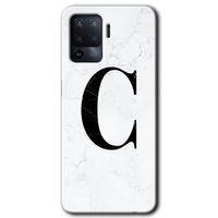 OPPO Oppo Reno 5 Lite Kılıf HD Baskılı Desen + Hayalet Cam Yandan Görünmez