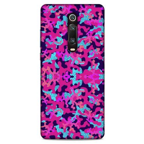 Xiaomi Mi 9T Pro Uyumlu Kılıf Pembe Delisi (33) Hybrid Kılıf Kamuflaj