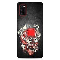 Lopard Samsung Galaxy A41 Uyumlu Kılıf Tattoo's (5) Koruma Kabı Kırmızı Siyah