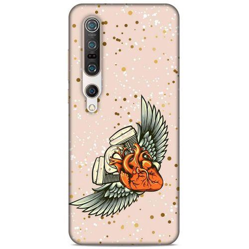 Lopard Xiaomi Mi 10 Pro Uyumlu Kılıf Tattoo's (27) Tasarımlı Kılıf Kalp Dövmesi