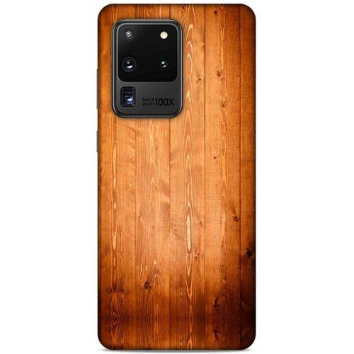 Lopard Samsung Galaxy S20 Ultra Uyumlu Kılıf Wood'X (8) Baskılı Kılıf Desenli