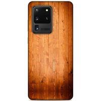 Lopard Samsung Galaxy S20 Ultra Uyumlu Kılıf Wood'X (8) Baskılı Kılıf Desenli