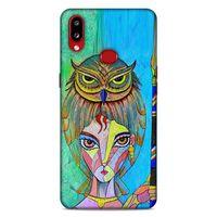 Lopard Samsung Galaxy A10s Uyumlu Kılıf Sürreal Yüzler ♀ (39) Liquid Crystal Kılıf Baskılı