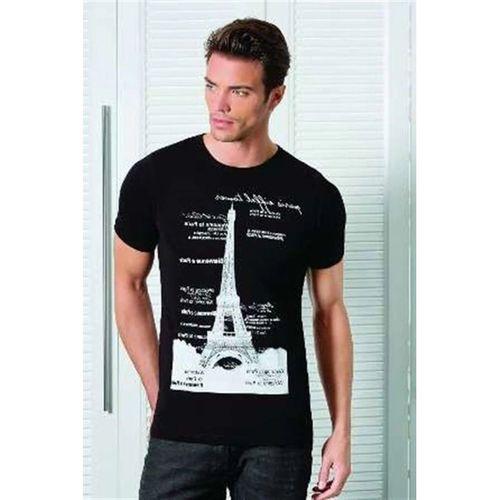 Berrak Kule Baskılı Erkek  T-shirt 1043