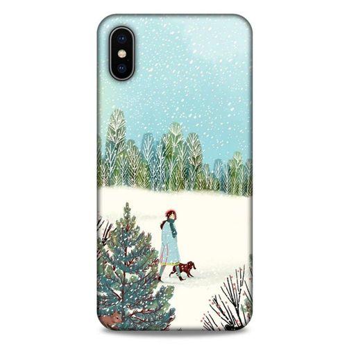 Apple iPhone XS Max Kılıf Snowix (44) Tough Armor Kılıf Beyaz Açık Mavi