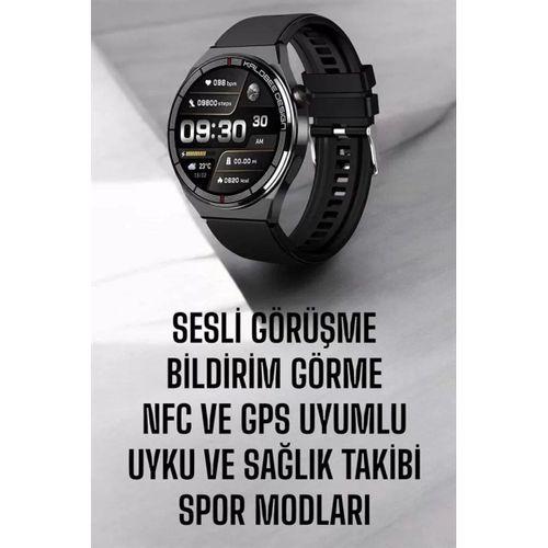 Akıllı Saat Nabız Sensörlü Bildirim Görebilen Spor Modları Gps Takibi