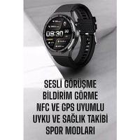 Akıllı Saat Nabız Sensörlü Bildirim Görebilen Spor Modları Gps Takibi