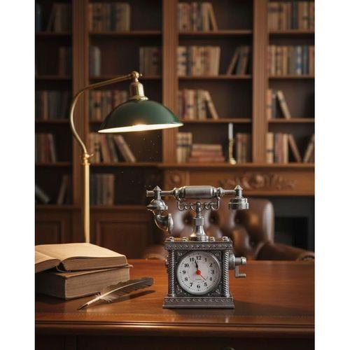 Klasik Telefon Görünümlü Masaüstü Saat Ve Alarm