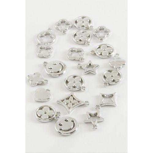 Karışık Tek Kulplu Metal Bileklik ve Kolye Ucu Aparatı 1 Adet