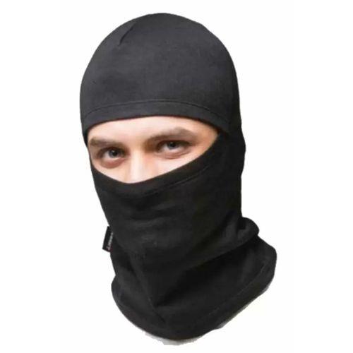 Polar Termal Kar Maskesi ve İpli Boyunluk Bere Siyah Set - mudanis