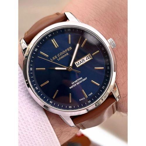 Lee Cooper İtalyan Tasarım Bileklik Hediyeli 2 Yıl Garantili 5 Atm Erkek Kol Saati ELC.08235.394