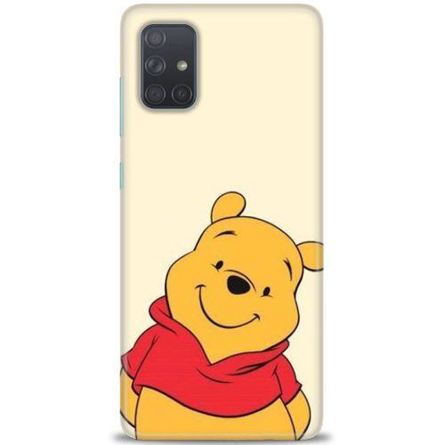 Samsung Galaxy A71 Kılıf HD Baskılı Kılıf - Winnie the Pooh + Tam Ekran Koruyucu