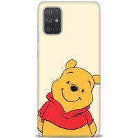 Samsung Galaxy A71 Kılıf HD Baskılı Kılıf - Winnie the Pooh + Tam Ekran Koruyucu