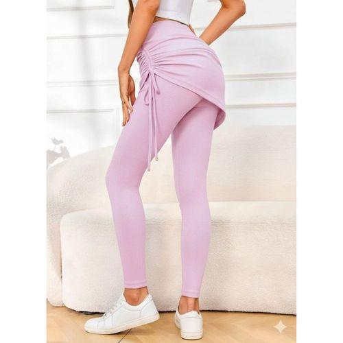 Kadın Yüksek Bel Yandan Büzgülü Alttan Uzun Kaşkorse Tayt Etek