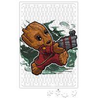 Baby Groot Super Tiny Groot Puzzle 240 Parça Yapboz