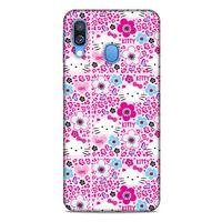 Lopard Samsung Galaxy A40 Uyumlu Kılıf Kediler (2) Kabı Hello Kitty