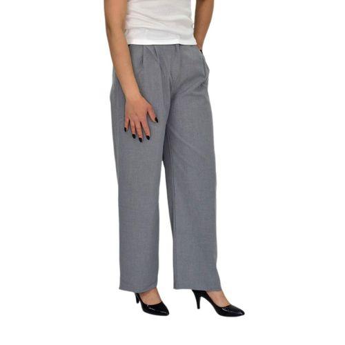 Kadın Pileli Bol Pantolon BGL-ST04352