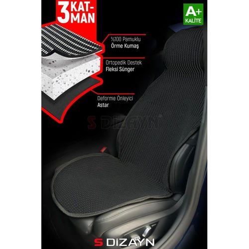 S-Dizayn Oto Koltuk Koruyucu Kılıf Set Siyah Universal 2+3 Parça Ön Arka