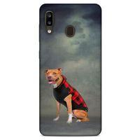 Samsung Galaxy A20 Kılıf Köpek Kıyafetleri (31) TPU Kılıf Pitbull Yelek