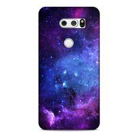 LG K40S Uyumlu Kılıf Mor Delisi (6) Silikon Kılıf Yıldızlar