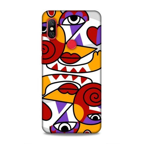Xiaomi Mi A2 Lite Uyumlu Kılıf Face'X 46 Core Armor Kılıf Illustration