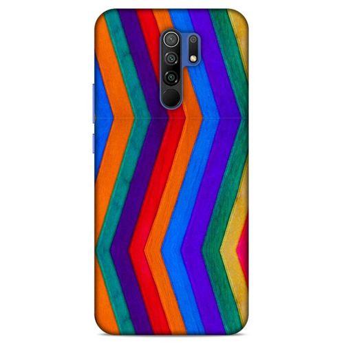 Lopard Xiaomi Redmi 9 Uyumlu Kılıf Wood'X (25) Antişok Kapak Baskılı