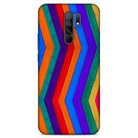 Lopard Xiaomi Redmi 9 Uyumlu Kılıf Wood'X (25) Antişok Kapak Baskılı