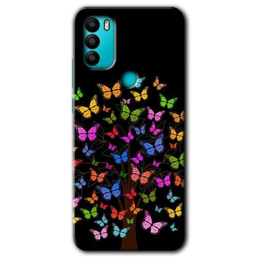 MRCİLETİSİM General Mobile GM 21 Plus Kılıf HD Desen Baskılı Arka Kapak + Temperli Cam - Cacti Prairies