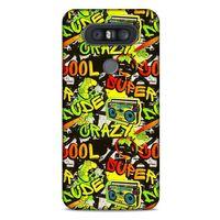 Graffitix (28) Desenli Silikon Kapak LG K41S - K51S Kılıf