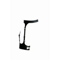 Siyah Jartiyer Harness Deri Tokalı Ayarlanabilir Bacak Aksesuarı - Brf1159