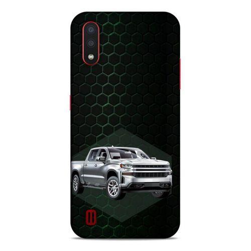 Lopard Samsung Galaxy A01 Uyumlu Kılıf PickUpX (1) Kılıfı Gri