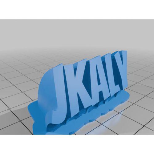 Jkaly İsimli Anahtarlık (Bu ürün Sadece Plastik parçadır - Almadan Önce Soru Sorabilirsiniz)