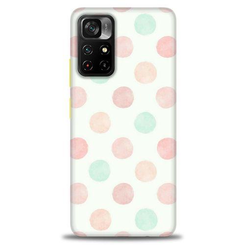 Xiaomi Poco M4 Pro 5G Kılıf HD Baskılı Kılıf - Blue Pink + Tam Ekran Koruyucu