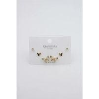 Çoklu Set Küpe - Altın