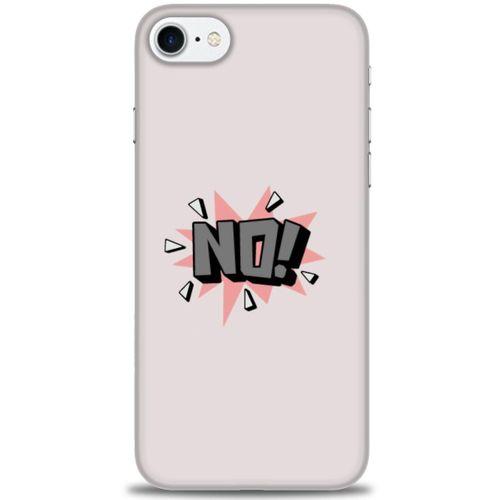 iPhone 8 Kılıf HD Baskılı Kılıf - No + Tam Ekran Koruyucu