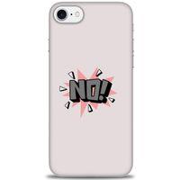 iPhone 8 Kılıf HD Baskılı Kılıf - No + Tam Ekran Koruyucu