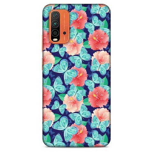Lopard Xiaomi Redmi Note 9 4g Uyumlu Kılıf Kelebek Etkisi (24) Darbe Emici Kılıf