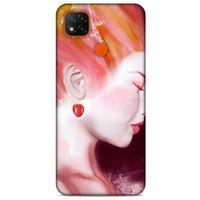 Xiaomi Redmi 9C Uyumlu Kılıf Pembe Delisi (26) Tpu Silikon Kılıf Kiraz