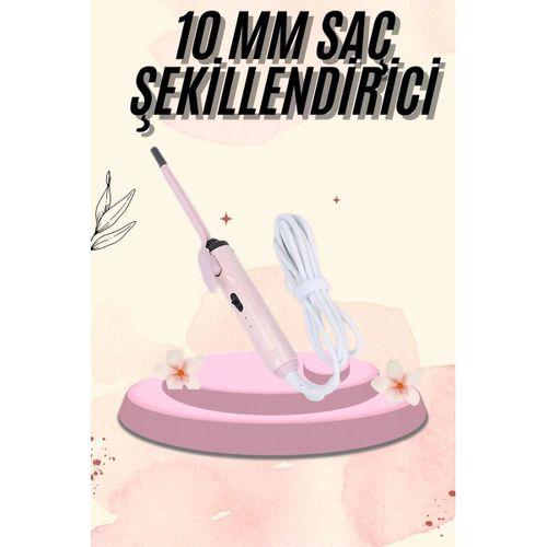 İnce Bukle 10mm Kıvırcık Saç Maşası Profesyonel Saç Şekillendirici