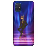 Samsung Galaxy A51 Kılıf FunnyMaX (44) Tough Armor Kılıf Fuşya Doberman