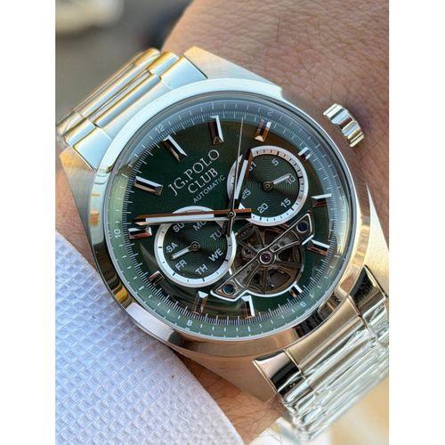 JG.Polo Club Otomatik Mekanizma İtalyan Tasarım Bileklik 5Atm Suya Dayanıklı Erkek Kol Saati 04102.3