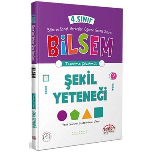 4. Sınıf Bilsem Hazırlık Şekil Yeteneği Editör Yayınları
