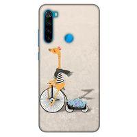 Xiaomi Redmi Note 8 Kılıf FunnyMaX (17) Tasarım Kılıf Bej Zürafa